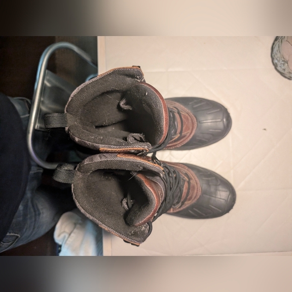 *Sorel Mens Avalanche Waterproof Outdoor Leather High Top Rubber Boots,Size 10.5 - Picture 10 of 11